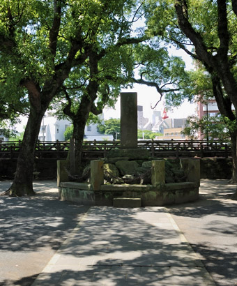 「維新のふるさと館」の隣にある大久保利通ゆかりの地(大久保利通が育った場所)