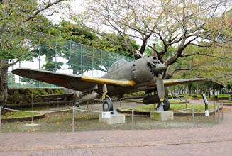 映画で使用された一式戦闘機「隼(はやぶさ)」