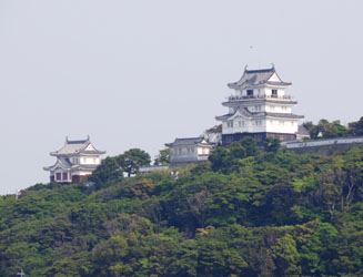 平戸城が良く見える