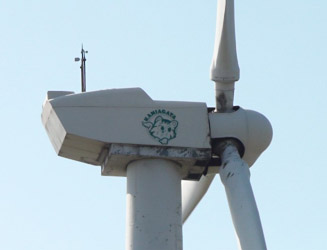 １基最高600ＫＷの電力を発電する風車