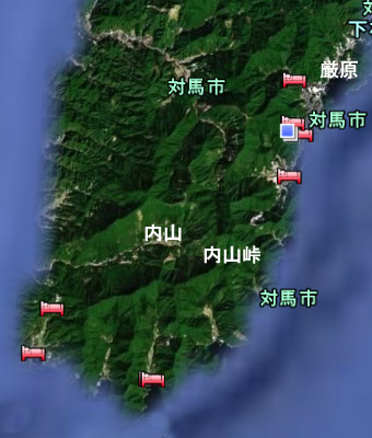 Google Earth で見ると盆地なのがよく分かる