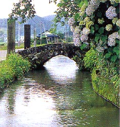 豊後大野市緒方町は農村景観日本百選の町であり、なつかしい農村の風景が残っている