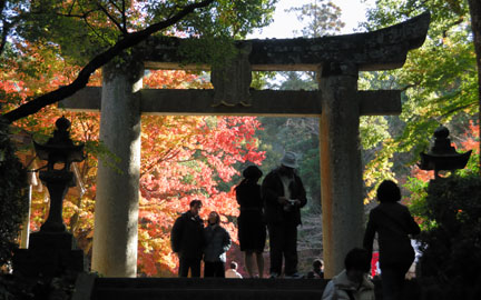仁比山(にいやま)神社の鳥居