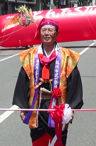 福岡市名誉市民でプロ野球福岡ソフトバンクホークスの王貞治会長も参加