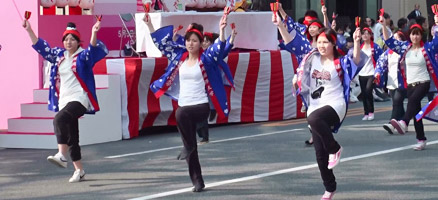 福岡国際大学・福岡女子短期大学 博多どんたくに出たいっ隊