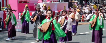 筑前琵琶保存会どんたく隊