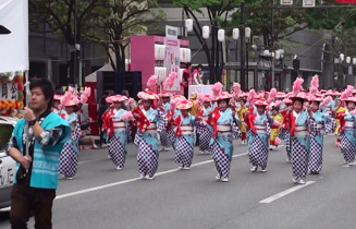 福岡民踊会(昨年度福岡市民の祭り振興会会長賞)