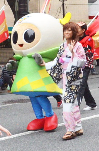 ボートレース福岡ペラ坊どんたく隊 ペラ坊音頭の那珂川仁美さん