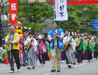 筑前琵琶保存会どんたく隊
