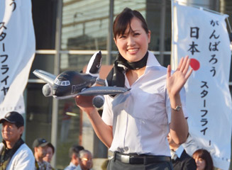 スターフライヤーはさすがみんな笑顔