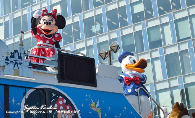 東京ディズニーリゾート ミニーマウスとドナルドダック