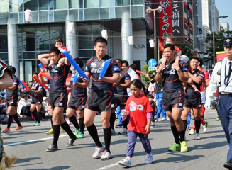 ラグビー コカ・コーラウエスト レッドスパークスの選手