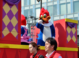 USJのキャラクター ウィニー・ウッドペッカー