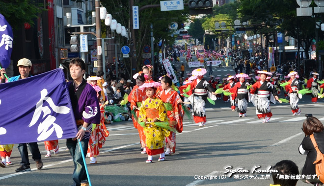 栄奈美会どんたく隊(昨年度福岡市民の祭り振興会会長賞)