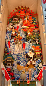 十三番山笠 天神一丁目 見送り(伝説船弁慶:でんせつふなべんけい)