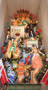 十一番山笠 博多リバレイン 見送り(喝采新演劇始祖:かっさいしんえんげきしそ)