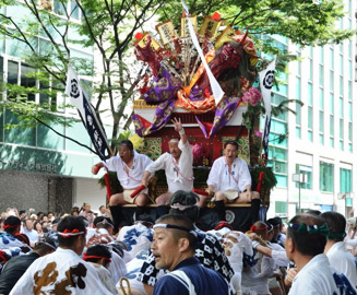 一番山笠 恵比須流 見送り