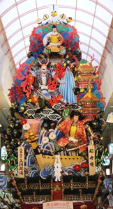 八番山笠 上川端通 表(船弁慶) 人形師 田中比呂志