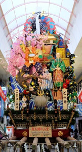 八番山笠 上川端通 見送り(花咲爺) 人形師 田中勇