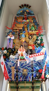 十八番山笠 櫛田神社 見送り(倭建東征走水譚)人形師 今井 洋之