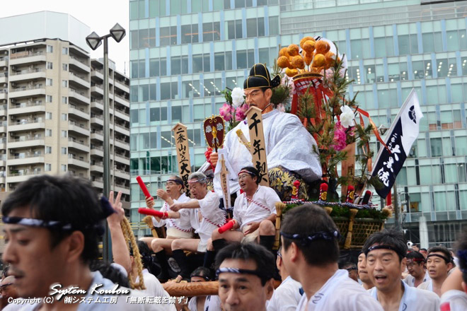 二番山笠(舁き山) 大黒流 人形師 宗田 智幸 【千年契(せんねんのちぎり)】