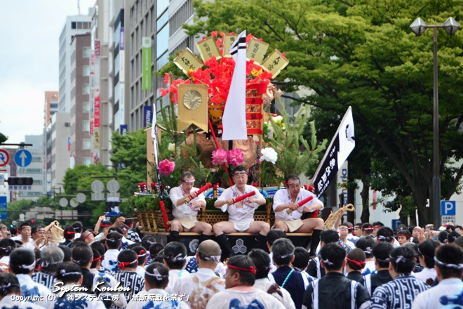七番山笠(舁き山) 恵比寿流 見送り