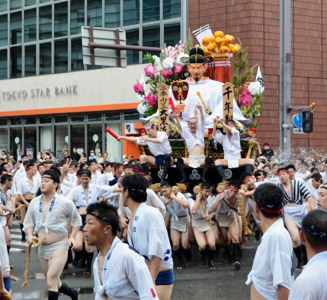 二番山笠(舁き山) 大黒流