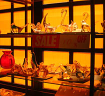 九州民芸村のアートガラス