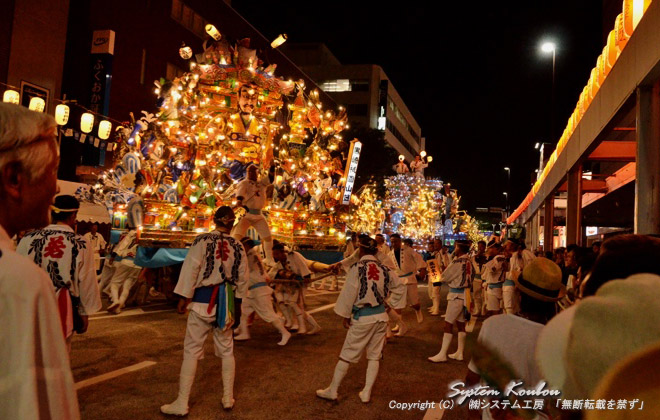 黒崎祇園山笠は黒崎地区に約400年もの間受け継がれてきた伝統行事