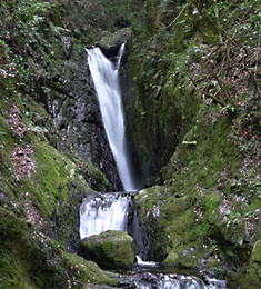 福智山登山道にある七重の滝