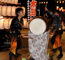 【門司大里電照山笠】大里太鼓