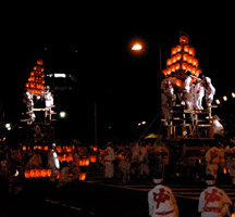【戸畑祇園大山笠】提灯山笠の組立