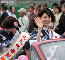 北九州看板娘・息子 梶原麻美さん