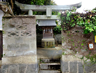 恵比須神社。12月に恵比須祭がおこなわれる商売繁盛の神様