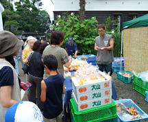 産地直送のナシ