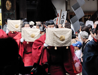 宗像三女神の到着
