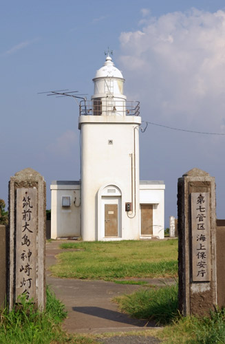 大正15年にできた大島灯台