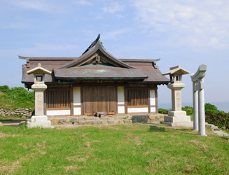 沖津宮遥拝所 ※世界文化遺産