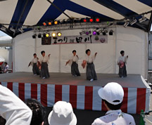 10時より「まつりIN田川」が開催される