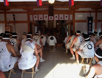 神幸祭祭典を行い祭りは終了 【17:17 頃】