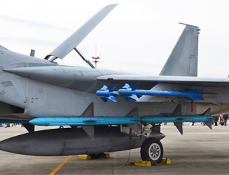 青は空対空誘導弾(AAM-3)、緑は空対空戦闘用(AIM-7M)